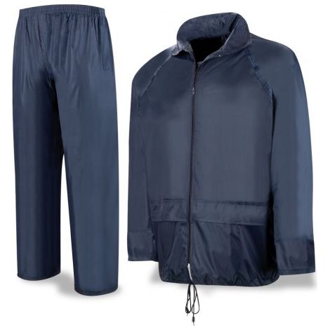 Traje agua ingeniero poliéster/pvc azul m