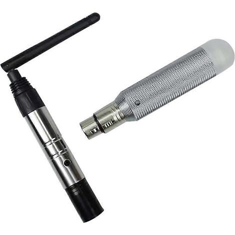 Émetteur-récepteur DMX512 sans fil pour éclairage de scène DMX, batterie rechargeable 2,4 GHz, autonomie de 16 heures, prise européenne. (1/5)