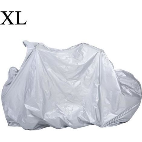 pair Housse de protection solaire anti-pluie - FAFEICY - XL - PEVA - Argent - Universel