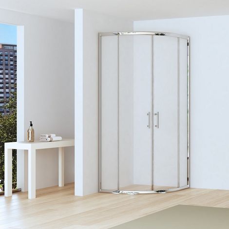 Box doccia 90x90cm semicircolare altezza ridotta 170 cm  CHIARA CURV-R kamalu