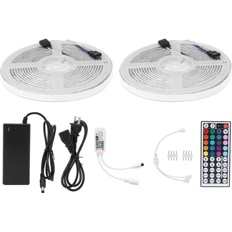 Bande lumineuse LED 600LED étanche WiFi RGB flexible dimmable 12V 100-240V changement de couleur