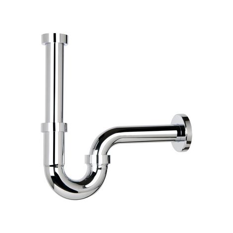 SIFONE P  IN ABS CROMATO- 11/4 x D. 32- TEA- pezzi 1 (1/2)