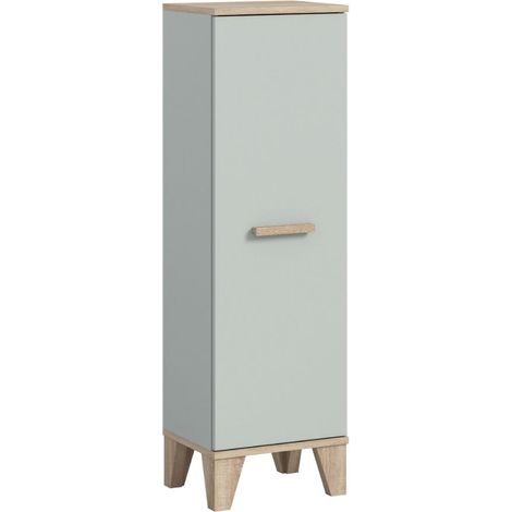 Star armoire de salle de bain 1 porte vert clair. (1/5)