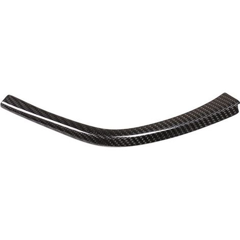 Eine L-förmige Seitenleiste aus strukturiertem Carbonfaser-Material für den Schalthebel im Automobilbereich, seitliche Zierleiste für die Schaltkulisse, Fahrzeuginnenausstattung (1/5)