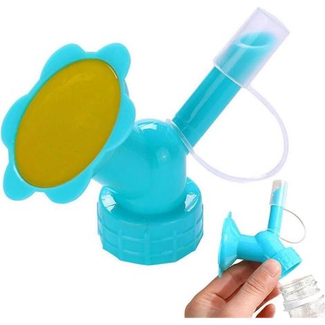 Watering Bottle Sprinkler Head with Dual Spray Modes, Garden Nozzle Fits Standard Bottles for Indoor Outdoor Plants (1/4)
