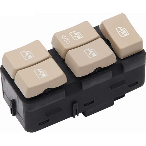 Interruptor de elevalunas para puerta de coche, botón de control de elevalunas, interruptor de control de elevalunas para BUICK REGAL OEM n.° 5475735 (1/4)