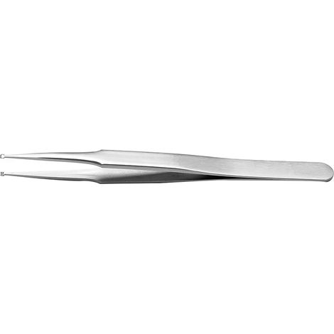 Brucelles RS PRO SM110.SA pointe rainurée en inox, L. 120 ( Prix pour 1 )