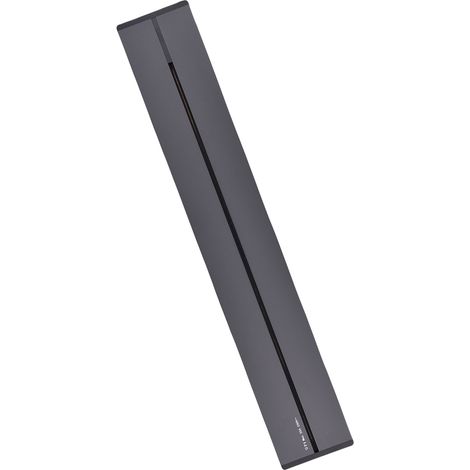 Rail coulissant en alliage d'aluminium 8000W avec douille amovible, installation facile, gris. (1/5)