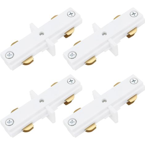 Lot de 4 connecteurs à circuit unique à 3 fils 120 V série H compatibles avec les systèmes d'éclairage WAC (1/5)