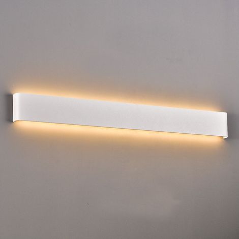 Lange und leistungsstarke weiße LED-Wandleuchte - Oletta
