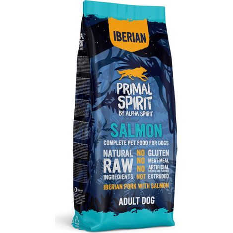Primal Spirit Ibérico 70% salmón pienso seco para perros de 12 kg (1/5)