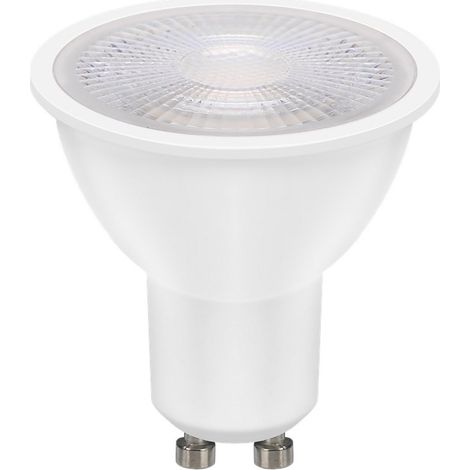 Ampoule LED à réflecteur GU10 5W, angle de faisceau 38°, blanc chaud 3000K, 370 lm, dépolie, dimmable (1/2)
