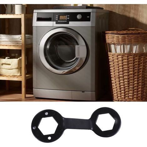 Clé de démontage 5mm pour lave-linge, en acier chrome-vanadium résistant, outil de réparation noir pour électroménager (1/5)
