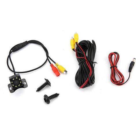Caméra de recul grand angle 170° avec 8 LED, vision nocturne et étanchéité (1/4)