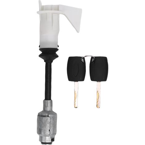 Cylindre de verrouillage de capot avec 2 clés, Kit de réparation de loquet de déverrouillage de moteur longue durée 4556337 3M5AR16B970AD pour voitures (1/5)