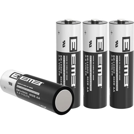 3,6V Lithium Battery Li-SOCL₂ Non Rechargeable SB-AA11 LS14500 TL-5903 ER14500 2700mAh pour Compteur d'électricité d'eau Gaz PLC Équipement d'installation Batterie générique (4) (1/5)