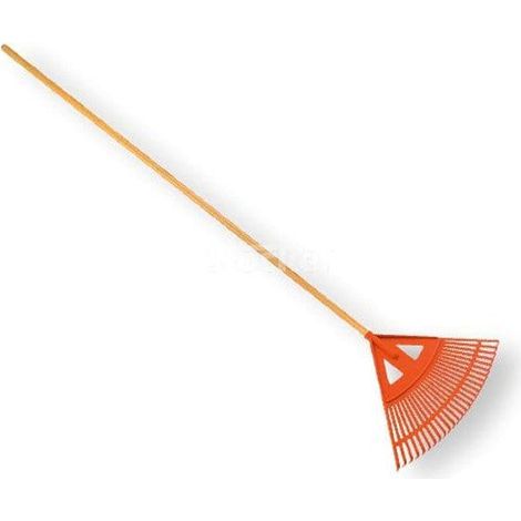 Stocker Scopa per erba fogliame con manico 182 cm (1/2)