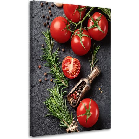 Tableau déco Tomates Légumes Alimentation Cuisine 70x100 (1/5)