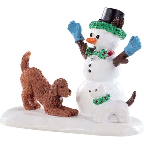 Decorazione "Gioca con me" per Villaggio di Natale e presepe, in Resina da h 4,1 cm (1/2)