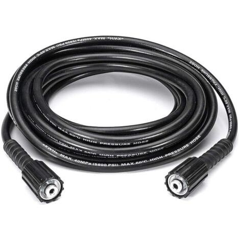 10M M22 Hochdruck-Waschschlauchsatz für Hochdruckwasserpistolen, Hochdruckschläuche, Waschzubehör für Kärcher Standard M22-14mm Innengewinde verdreht. (1/5)