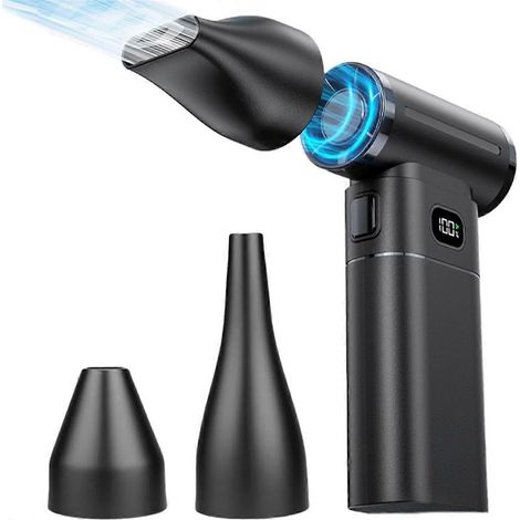 Matériel pour la technique du pouring, souffleur sans fil pour peinture acrylique, mini séchoir à peinture pour art fluide, eau (1/5)