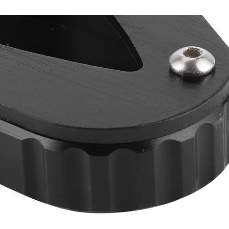 Plaque d'élargissement pour béquille latérale de moto, compatible TRIUMPH Bonneville T100 et T120, Noir (1/5)
