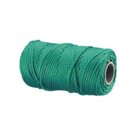 Treccia per veneziana in polipropilene  3 mm. verde scuro 20 mt.