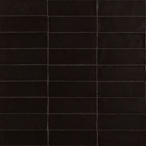 Carrelage Effet Zellige Noir CONFETTO Nero 5x15cm (1/4)