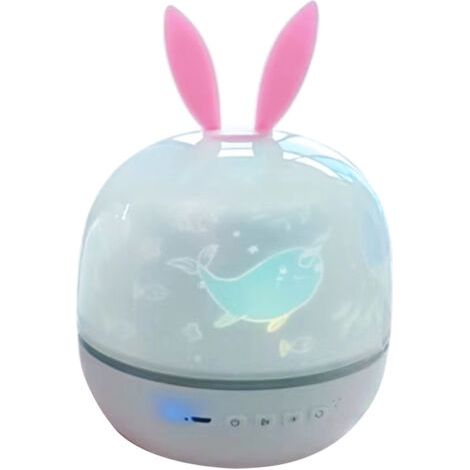 Lampe projecteur ciel étoilé, rotation à 360°, 6 films de projection différents, veilleuse LED pour bébé, projecteur d'étoiles USB, cadeau idéal pour anniversaires, Halloween, Noël et décoration de ch