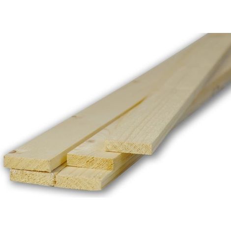 PIRCHER - LISTELLO IN ABETE GREZZO 10X40X1000 MM. PI170040