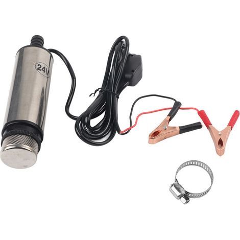 Pompe Submersible en acier inoxydable, 24V DC, pour eau, Diesel, huile, kérosène, outil de ravitaillement (1/5)