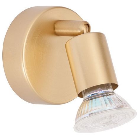Merano Fargo Spot Simple Métal Doré Satiné LED GU10 1x5W