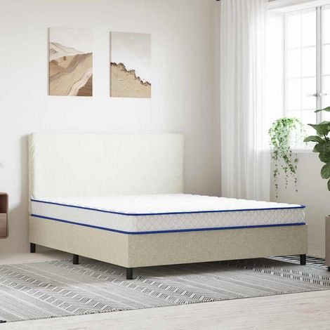 Matratze Weiß 200 x 180 x 17 cm PU-Schaum