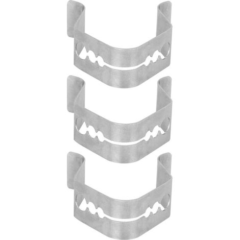 Ensemble de 3 supports de sondes de barbecue en acier inoxydable avec trous. - AquaForge (1/5)