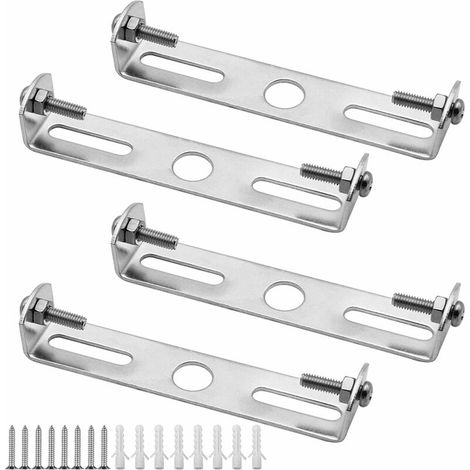 10 pièces Supports de fixation pour plafonnier 75 mm Accessoires d'éclairage suspendu Lampes suspendues au plafond Plaques de base pour plafonnier Panneaux d'éclairage au plafond Supports de panneaux (1/5)