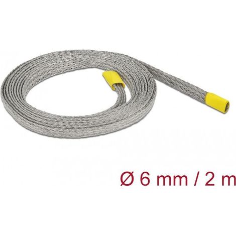 TUYAU TRESSÉ EXTENSIBLE POUR BLINDAGE EMV 2 M X 6 MM