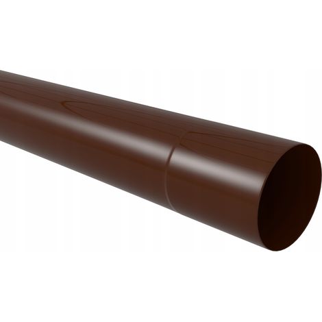 Tubo di scarico in plastica Scala 80 mm 2,0 m marrone 1,5 mm (1/2)