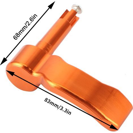 CNC-gefräster Daumengashebel aus Aluminium für Polaris Sportsman Fahrzeuge (450/550/570/850/1000)