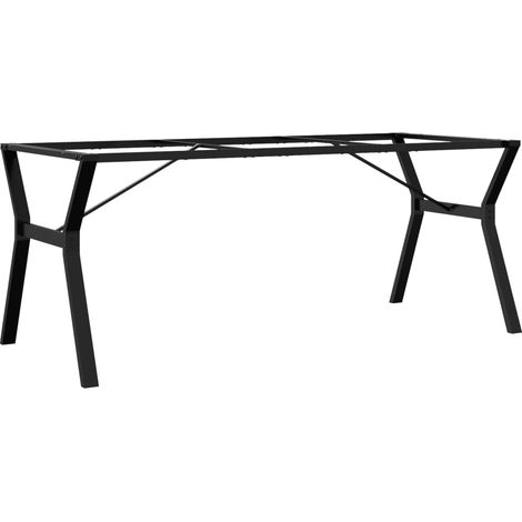 Dining Table Legs Y-Frame 180x80x73 cm Steel vidaXL