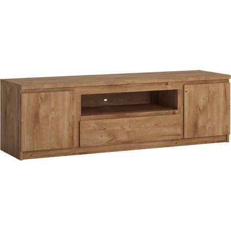 Wohnzimmer TV Lowboard in Eiche Nb. FORTALEZA-129, B/H/T ca. 165,4/51,1/45 cm (1/4)