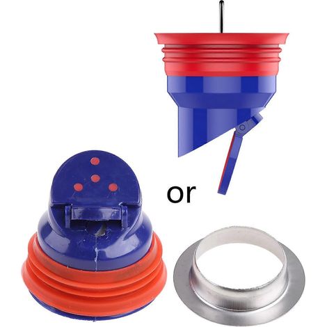 Filtre magnétique pour bonde de douche, clapet anti-retour, crépine de douche, bouchon de vidange pour plan de travail de cuisine ou salle de bain. (1/5)