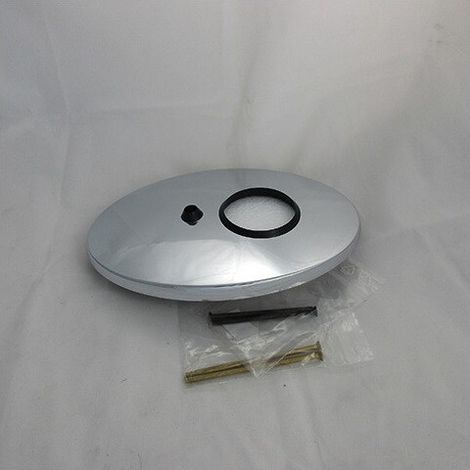 Pièce de rechange pour rosace de baignoire UP, insérable, chromée