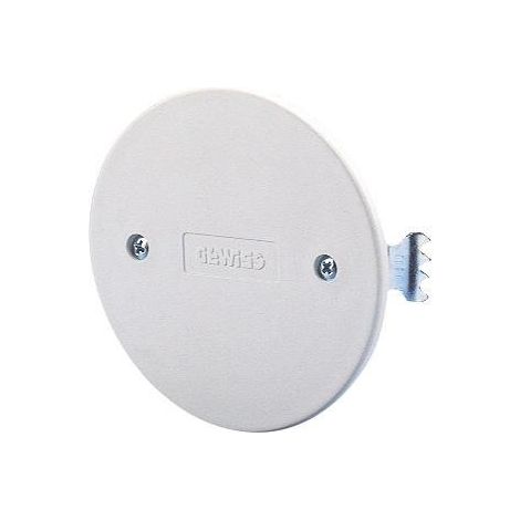 Gewiss – Couvercle à expansion pour boîte – diamètre 65mm – blanc – avec griffes – modèle rond (1/3)