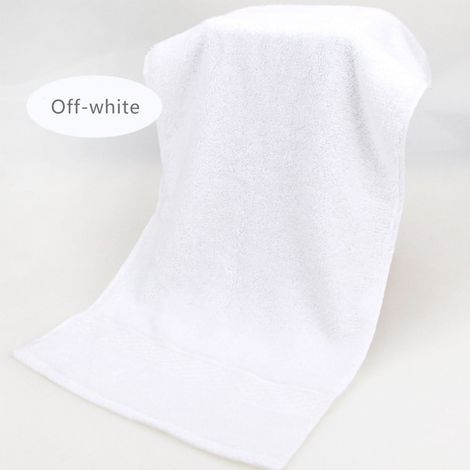 Serviette De Bain - 100 % Coton - 74 X 33 Cm - Pour Salle De Bain Et Douche - 1 Pièce (1/5)