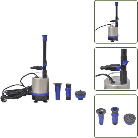 The Living Store Pompe pour fontaine 50 W 1.750 L/h - Pompe d'eau (1/5)