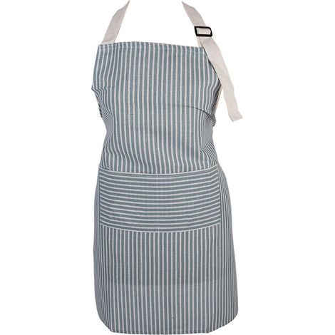 Tablier de Cuisine et Pâtisserie en Polyester Bleu, Protection pour Bricolage, 69 x 68 cm - PANGIVO (1/3)