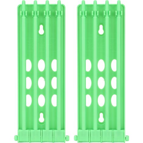 2 pièces Support pour Bagues de Pied Pigeon en Plastique, Râtelier pour Anneaux de Pigeon, Cadre pour Perroquets, Poulets, Canards, Aigles (Vert) (1/5)