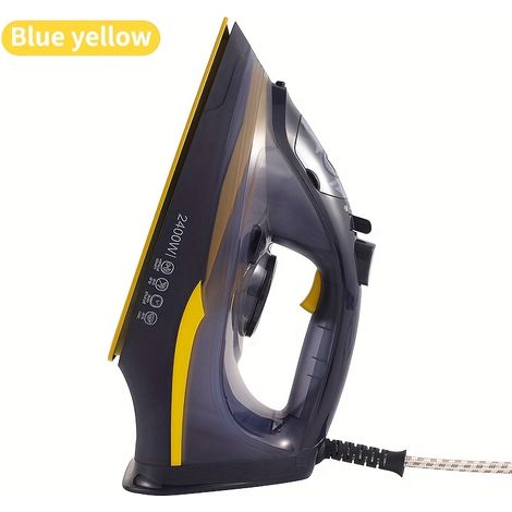 Fer à Repasser Vapeur Pro 2400W - Semelle Titane - Autonettoyant - 5 Températures