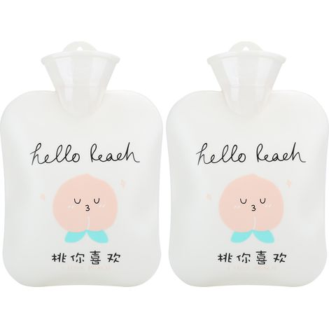 Bouillotte géante de style dessin animé, mignonne et portable, à remplir d'eau, idéale pour l'automne et l'hiver. (1/5)