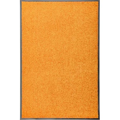 Paillasson lavable Tapis de salon Style Moderne - Tapis de sol Orange 60x90 cm BV263611 - BonneVie (1/5)